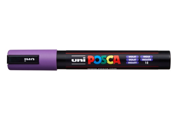 UNI-BALL Posca Marker 1,8-2,5mm PC-5M VIOLET violett,...