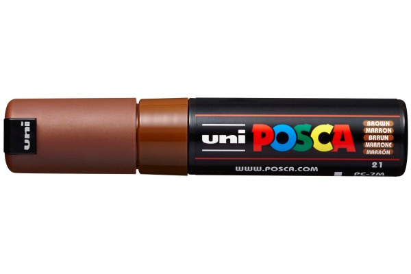 UNI-BALL Posca Marker 4.5-5.5mm PC-7M braun, Rundspitze