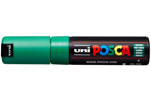 UNI-BALL Posca Marker 4.5-5.5mm PC-7M grün, Rundspitze