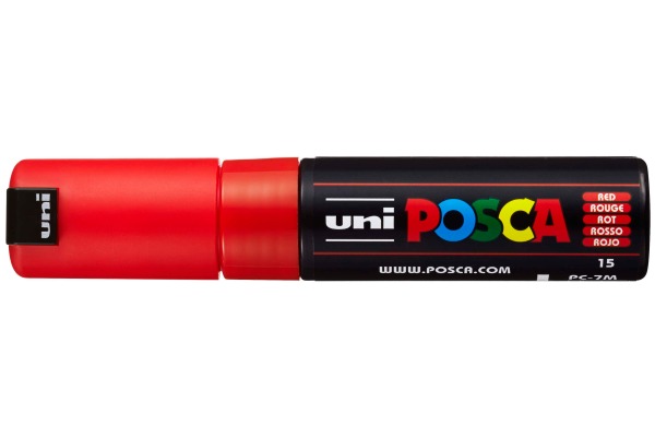 UNI-BALL Posca Marker 4.5-5.5mm PC-7M rot, Rundspitze