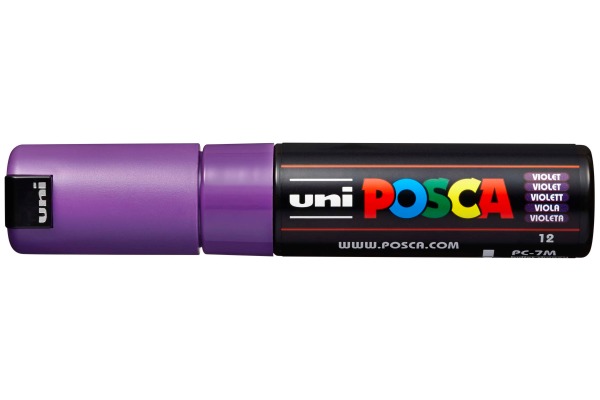UNI-BALL Posca Marker 4.5-5.5mm PC-7M violett, Rundspitze