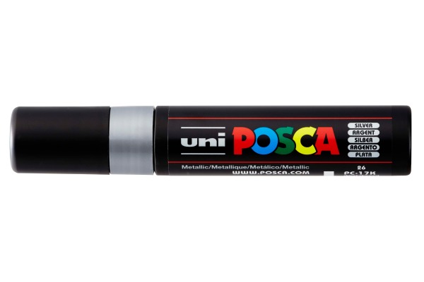 UNI-BALL Posca Marker 15mm PC-17K MET, silber
