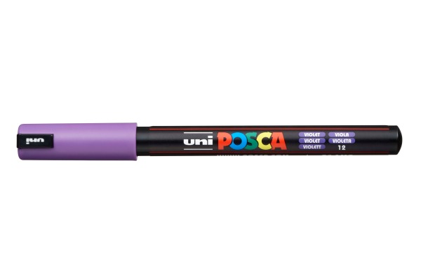 UNI-BALL Posca Fineliner 0,7mm PC-1MR violett