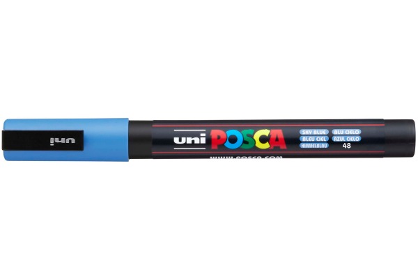 UNI-BALL Posca Marker 0,9-1,3mm PC-3M himmelblau, Rundspitze