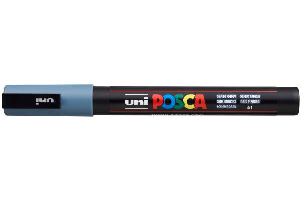UNI-BALL Posca Marker 0,9-1,3mm PC3M dunkelgrau