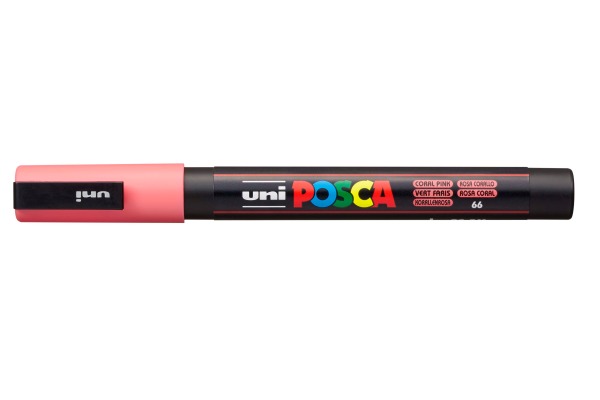 UNI-BALL Marker Posca 0.9-1.3mm PC3M_CORA coral pink