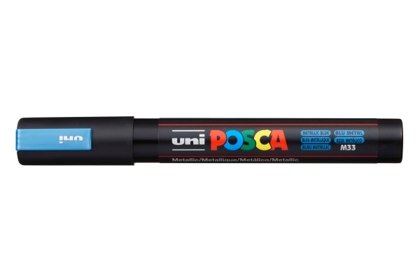 UNI-BALL Posca Marker 1,8-2,5mm PC5M Metal.blau,R´spitze