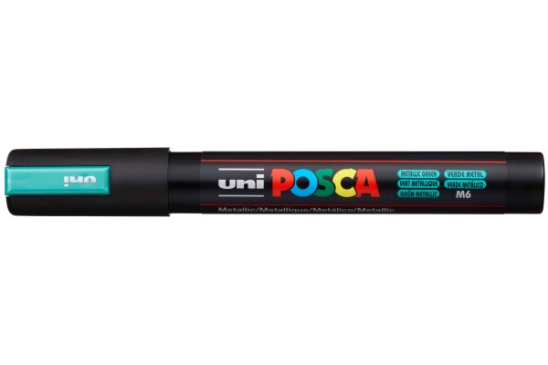 UNI-BALL Posca Marker 1.8-2.5mm PC5M MET grün, Rundspitze