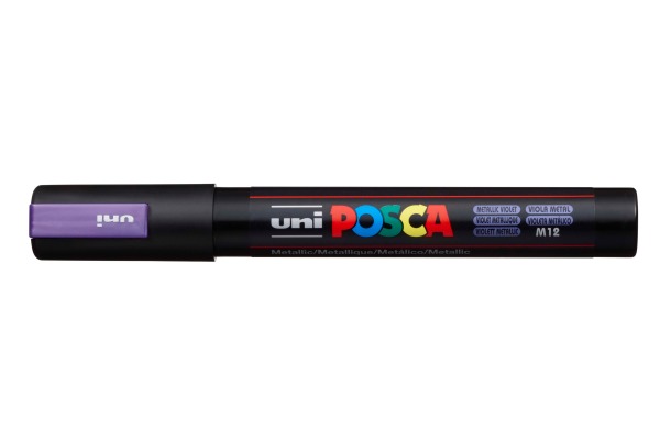 UNI-BALL Posca Marker 1,8-2,5mm PC5M Metal.violett,Rund.