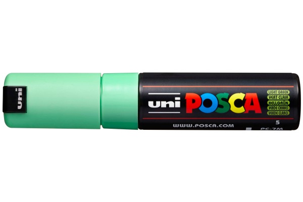UNI-BALL Posca Marker 4.5-5.5mm PC7M hellgrün, Rundspitze