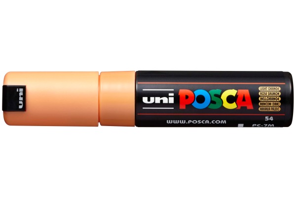 UNI-BALL Posca Marker 4.5-5.5mm PC7M hellorange, Rundspitze