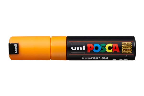 UNI-BALL Posca Marker 8mm PC-8K sonnengelb, Keilspitze