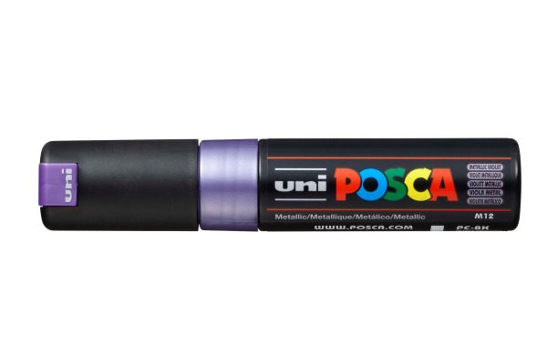 UNI-BALL Posca Marker 8mm PC8K MET Metal.violet,Keilsp