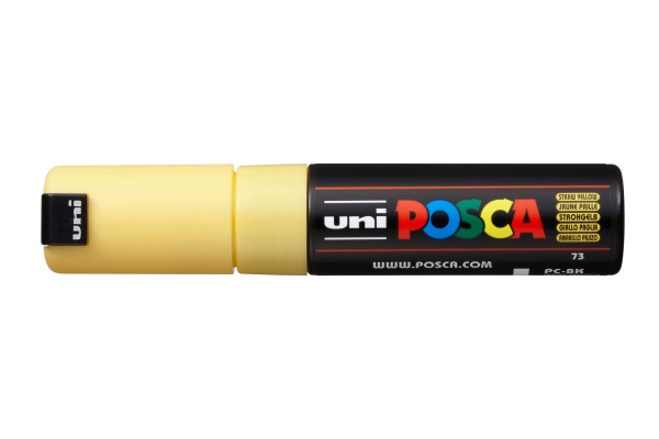 UNI-BALL Posca Marker 8mm PC8K strohgelb, Keilspitze