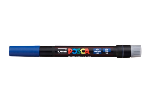 UNI-BALL Posca Pinsel-Marker 1-10mm PCF-350 blau