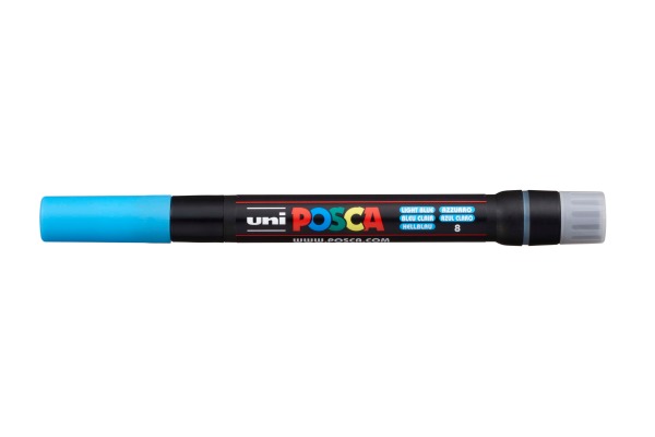 UNI-BALL Posca Pinsel-Marker 1-10mm PCF-350 hellblau