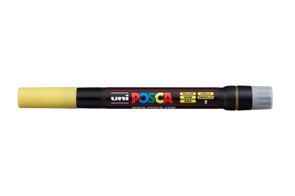 UNI-BALL Posca Pinsel-Marker 1-10mm PCF-350 gelb