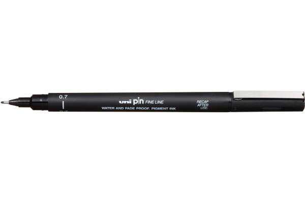 UNI-BALL Fineliner Pin 0,7mm PIN07200(S)B schwarz
