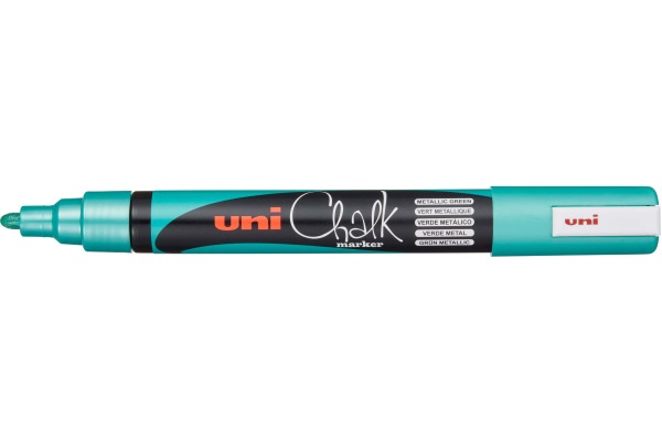 UNI-BALL Chalk Marker 1.8-2.5mm PWE-5M GR Metallic grün