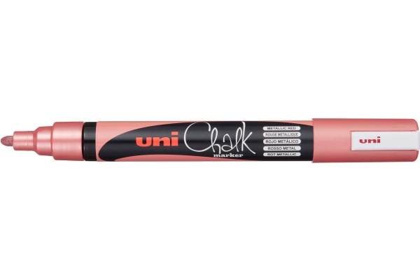 UNI-BALL Chalk Marker 1.8-2.5mm PWE-5M RE Metallic rot