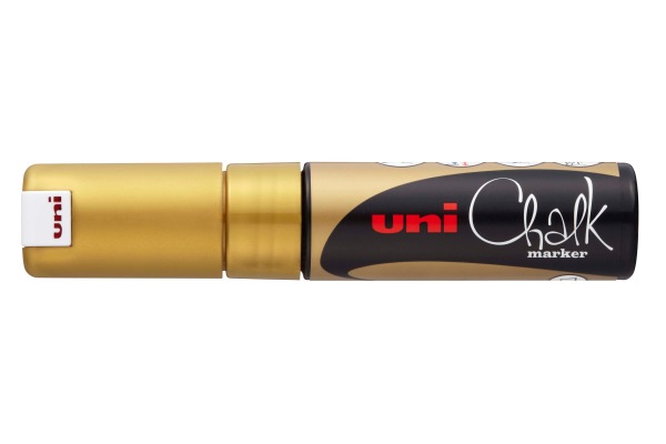 UNI-BALL Posca Marker 8mm PWE8K gold, Keilspitze