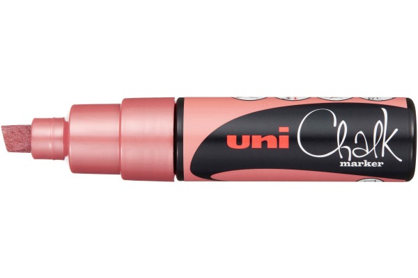UNI-BALL Chalk Marker 8mm PWE-8K RE Metallic rot