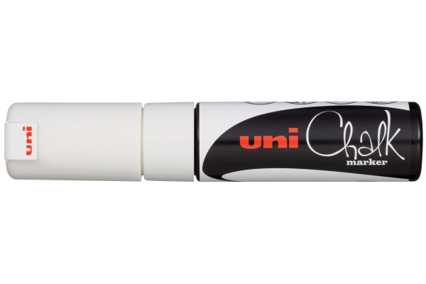 UNI-BALL Chalk Marker 8mm PWE-8K WHITE weiss