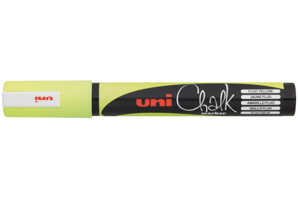UNI-BALL Chalk Marker 1,8-2,5mm PWE-5M gelb