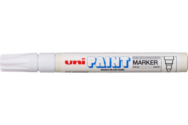 UNI-BALL Paint Marker 2.2-2.8mm PX-20(L) weiss