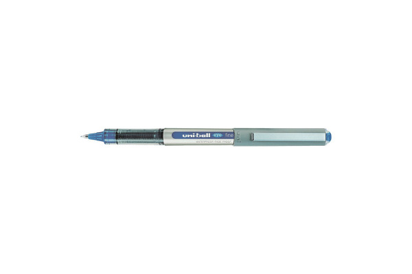 Etui Von 8 0.7mm Spitze UB-157 Tintenroller Stifte Uni-Ball Blaue Tinte