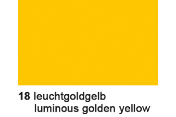 URSUS Plakatkarton 48x68cm 1002518 380g, leuchtgoldgelb