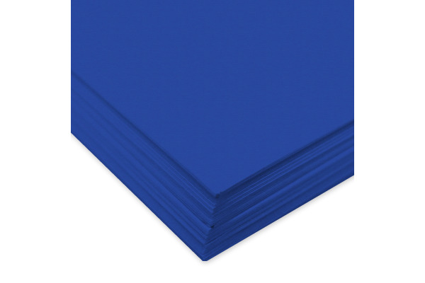 URSUS Tonzeichenpapier A4 2174639 130g, königsblau 100 Blatt