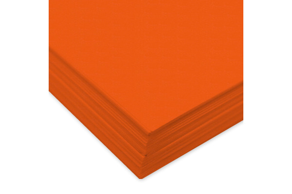 URSUS Tonzeichenpapier A4 2174641 130g, orange 100 Blatt