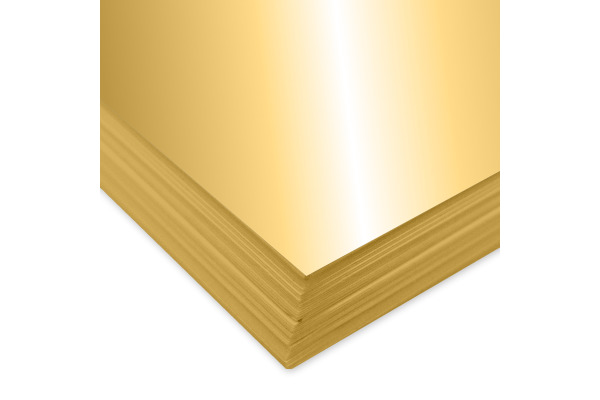 URSUS Tonzeichenpapier A4 2174679 130g, gold 100 Blatt