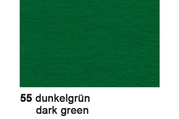URSUS Tonzeichenpapier 50x70cm 2232255 130g, dunkelgrün