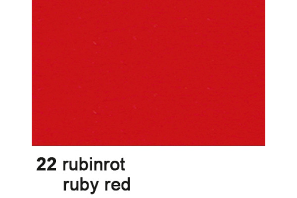 URSUS Fotokarton 50x70cm 3882222 300g, rubinrot