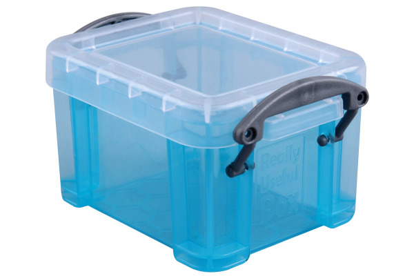 USEFULBOX Kunststoffbox 0,14lt 68501217 transparent blau