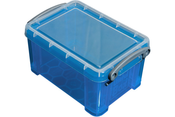USEFULBOX Kunststoffbox 0,7lt 68501706 transparent blau
