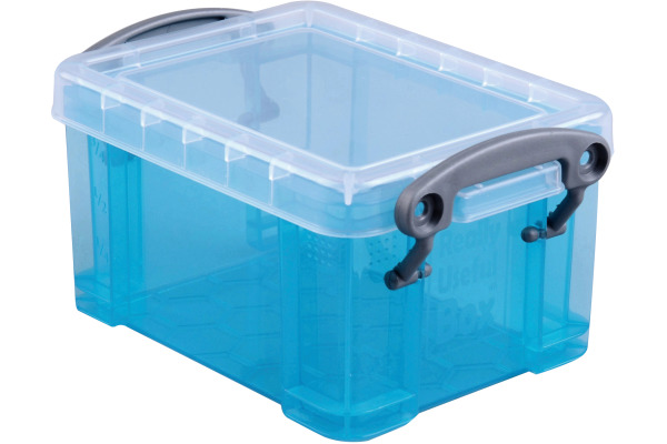 USEFULBOX Kunststoffbox 0,7lt 68501717 transparent blau