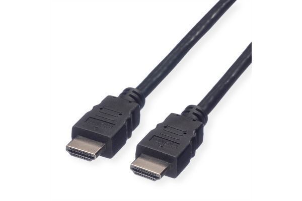 VALUE HDMI High Speed Kabel 11.99.552 Black, ST/ST, 1080p, 3D 2m