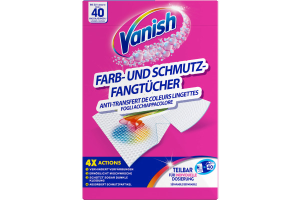 VANISH Farb- & Schmutzfangtücher 8146285 20 Stück