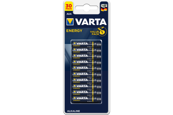 VARTA Batterie 410322963 Energy, AAA/LR03, 30 Stück