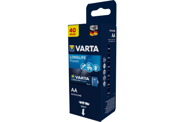 VARTA Batterie Longlife Power 490612119 LR06/AA 40er-Blister