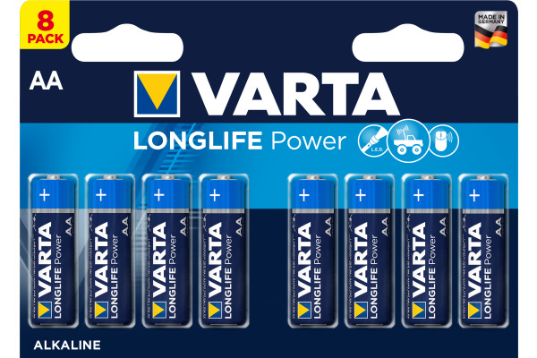VARTA Batterie Longlife Power 490612141 AA/LR06, 8 Stück