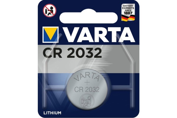 VARTA Knopfbatterie CR2032,3V 603210140 230 mAh 1 Stück