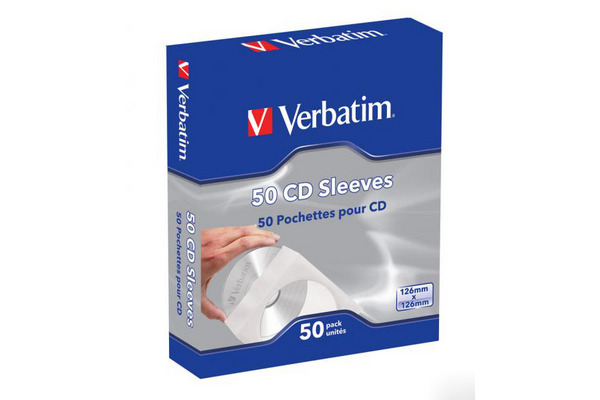 VERBATIM CD-DVD paper sleeves  49992 50 Pcs