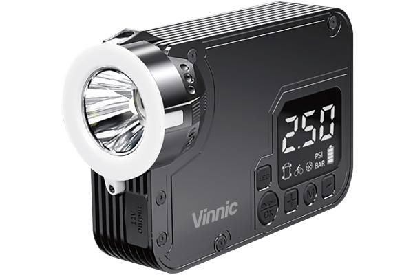 VINNIC 3 in 1 Jumpstarter Air Pump VPCA-A9BK Black