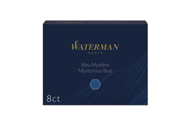 WATERMAN Tintenpatronen S0110910 blau schwarz 8...