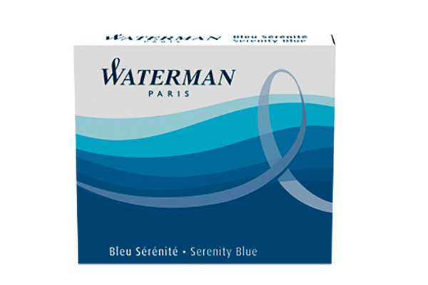 WATERMAN Tintenpatronen S0110950 blau 6 St&amp;uuml;ck