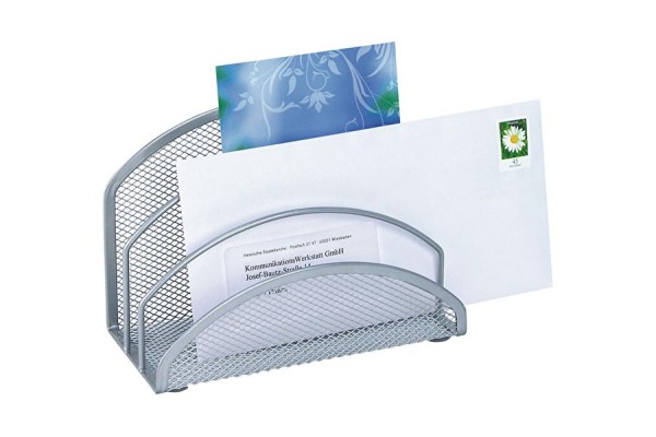 WEDO Briefständer Office Metal 65354 silber 3 Fächer